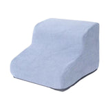 Maxbell Dog Stairs Pet Steps Non Slip Compact Comfortable Soft for High Bed Climbing 2 step gray