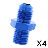 Maxbell 4xUniversal Car Oil Cooler Fuel Line Hose Adapter Connector AN6-M14x1.5