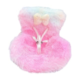 Maxbell Doll Car Seat Car Air Vent Decoration Travel Carrier for Collector Doll Fans Pink colorful