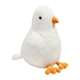 Maxbell Pigeon Plush Toy Collection Creative Ornament Stuffed Animal for Sofa Adults White