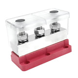 Maxbell Bus Bar Terminal Block Trailer RV Easy Installation Car Accessories 48V 600A Red