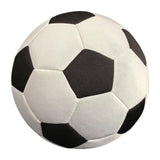 Silent Indoor Soccer Ball Soft Quiet Training Fan Player Teens Football Ball Black White 22cm
