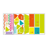 Maxbell Cartoon Floor Stickers Colorful Floor Decals for Bedroom Preschool Play Room