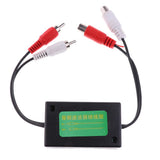 Maxbell 4x 2 RCA to 2 RCA Ground Loop Isolator Noise Audio Filter for Car Home Stereo