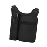 Maxbell 2xCrossbody Bag Adjustable Shoulder Strap Sling Bag for Travel Camping Outdoor Black