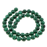 Maxbell Handmade Gem Semi Precious Gemstone Loose Round Beads Stretch Bracelet 8mm - Aladdin Shoppers