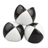 Maxbell 3x Toss Ball Funny Portable Juggle Balls for Training Backyard Entertainment black and white