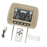 Maxbell Car Headrest Monitor DC12V Portable Multilingual Menu Automotive Accessories Beige