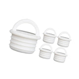 Maxbell 5x Rotating Mop Bucket Drain Plug Parts Replacement Cover Plug for Bathtub 27x22mm