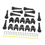 Maxbell 10 Pieces Fuel Injector Connector EV1 EV14 Easy to Install 2 Pin Connector