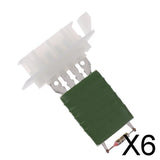 Maxbell 6xCar Heater Blower Motor Module Resistor Regulator for VW Jetta Golf MK5 MK6