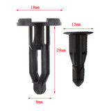 Maxbell Maxbell Nylon 50Pcs Front Bumper Cover Retainer Push Type Clip Fastener for Toyota
