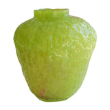 Maxbell Strawberry Vase Decorative Cute Mini Flower Vase for Kitchen Desk TV Cabinet Green