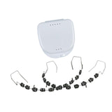 Maxbell Temporary Tooth Decorations with Hook with Box Metal Bracket Gift for Family black