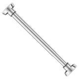 Maxbell 2xTelescopic Clothing Rod Adjustable Closet Rod for Cabinets Closet Bathroom