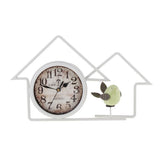 Maxbell Maxbell Vintage Style Retro Decorative Rustic Clock For Bedroom Kitchen Decor White