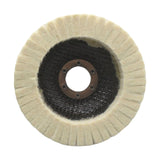 Maxbell Wool Felt Polishing Wheel Disc Thick Polishing Pad for Furniture Car Jewelry 115  type