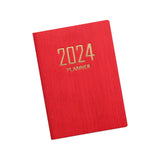 Maxbell 4xSchedule Notebook Monthly Planner Appointment Calendar Diary Journal Durable Red