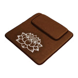 Maxbell Meditation Cushion Seat Yoga Seating Square Nonslip Bedroom Floor Pillow Set Coffee