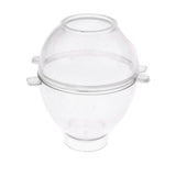 Maxbell 4pcs Plastic Egg Shape Candle Making Mold Mould for DIY Candle Making Crafts