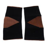 Maxbell Maxbell 1 Pair Black Sports Knee Sleeves Arthritis Pain Brace Wrap Black Orange L