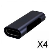 Maxbell 4xMini USB 3.1 Type C Female to Female Adapter Data Sync for Laptop PC Tablet Black