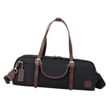 16/17 Hole Flute Carrying Bag Soft Multifunctional Wear Resistant Flute Case Black