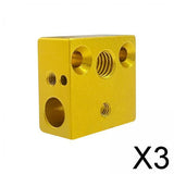 Maxbell 3xHeater Block Quality Professional Printer Accesoories for Hotend Ender5 CR10 Aureate