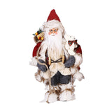 Maxbell Christmas Doll Decorative Santa Claus Figurine for Holiday Table Desk Indoor S
