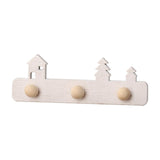 Maxbell 1/12 Dollhouse Coat Hooks DIY Scene Model Photo Props Miniature Wall Hangers White