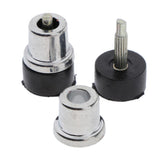 Maxbell High Hee Tips Caps Metal Stiletto Pins Plates Dowel Lift Reduce Noise Silver