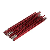 Maxbell Maxbell Aluminum Alloy 11 Section Spare Replacement Tent Poles 420cm Dark red
