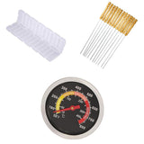 Maxbell 3pcs/set Barbecue Accessories Kit Temperature Gauge Skew Machine Skew Maker
