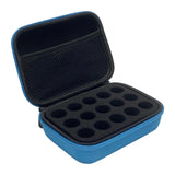 Maxbell Insulin Cooler Travel Case Carrying Case Insulin Vial Organizer Bag for Trip Blue 15 Slot