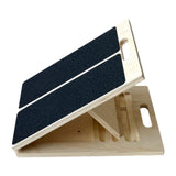 Maxbell Wooden Slant Board for Calf Stretching Nonslip for Exercise Home Gym Workout