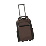 Maxbell Rolling Duffel Bag Rolling Travel Bags for Outdoor Women Men Travel Friendly Brown