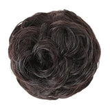 Maxbell Messy Hair Circle Elastic Bun Scrunchies for Women Girls Adding Bun Fullness