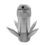 Maxbell Grappling Hook Multipurpose Folding Climbing Claw for Rock Climbing Outdoor 4 Claw