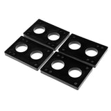 Maxbell 4 Pieces 8mm Skateboard Longboard Shock Pads Risers Black - Aladdin Shoppers