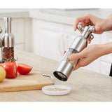 Stainless Steel Pepper Mill Pepper & Salt Grinder Manual Mill Kitchen Tool L