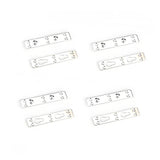 Maxbell 4Pcs Bed Rail Fasteners Premium Connector Iron Thickened Connecting Fittings Double Peg