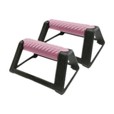 2Pcs Push up Bars Floor Workout Upper Body Strength Training Push up Handles Pink