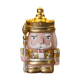 Nutcracker Money Box Figure Home Statue for Decorative Holiday