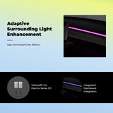 Light-Emitting Diode Car Ambient Lighting Strip, Electric Vehicle Sedan/Y, RGB Luminous Lights, Dashboard Pink Purple other