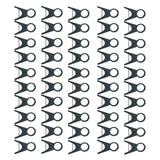 Maxbell 50 Pieces Plant Support Garden Clips Tool Fastening Clip for Tomatoes Flower black