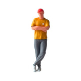 Maxbell Diorama 1/64 People Figurine Props Street People Figure for Desktop Ornament Style B