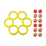 Maxbell Pool Toss Game Lightweight Foam Float Ring for Party Summer Fun Water Sports 12 balls