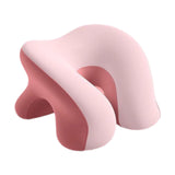 Maxbell Desk Napping Pillow Headrest Portable Face Down Pillow for Car Travel School Pink