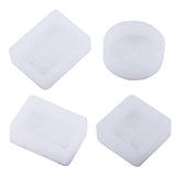 Maxbell 4 Designs Geometric Silicone Pendant Mold DIY Jewelry Resin Craft Mould Tool