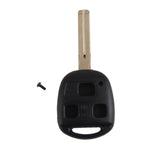 Maxbell Remote Key Keyless FOB Replacement Case 3 Button Short Blade Shell For Lexus